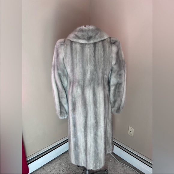 Vintage long gray mink coat sz small - Picture 4 of 11